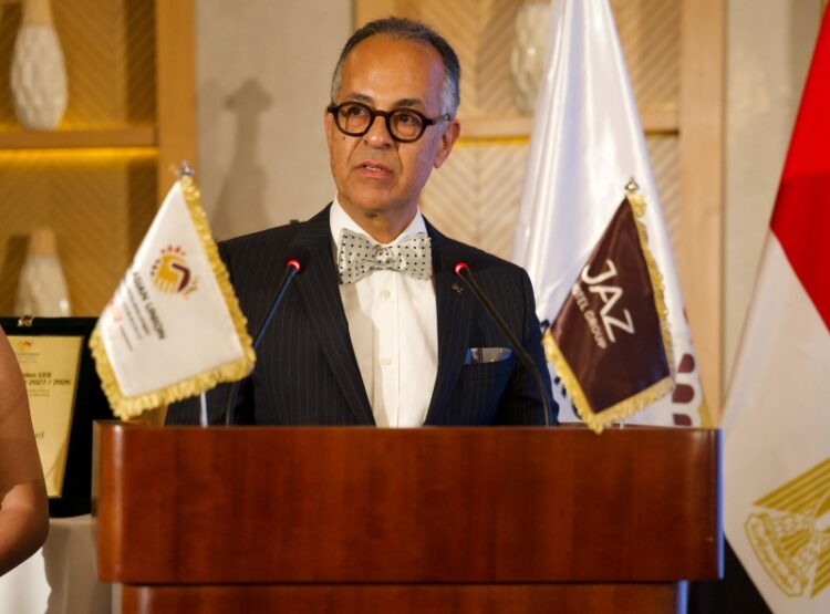 JAZ Hotel Group and Mr. Alaa Akel Awarded the AFASU Highest Golden Honors - TRAVELINDEX